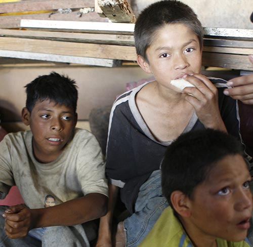 Donate £30  for 3 meals for three children for a week